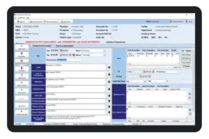 Screenshot of EndoSoft Electronic Nursing Record Post-Procedure Evaluation Screen